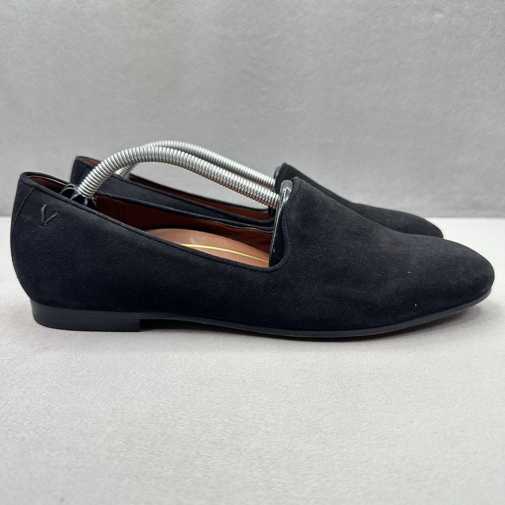 Vionic Willa Womens Size 8.5 Loafer Black Suede Comfort Orthotic Slip-On Flat